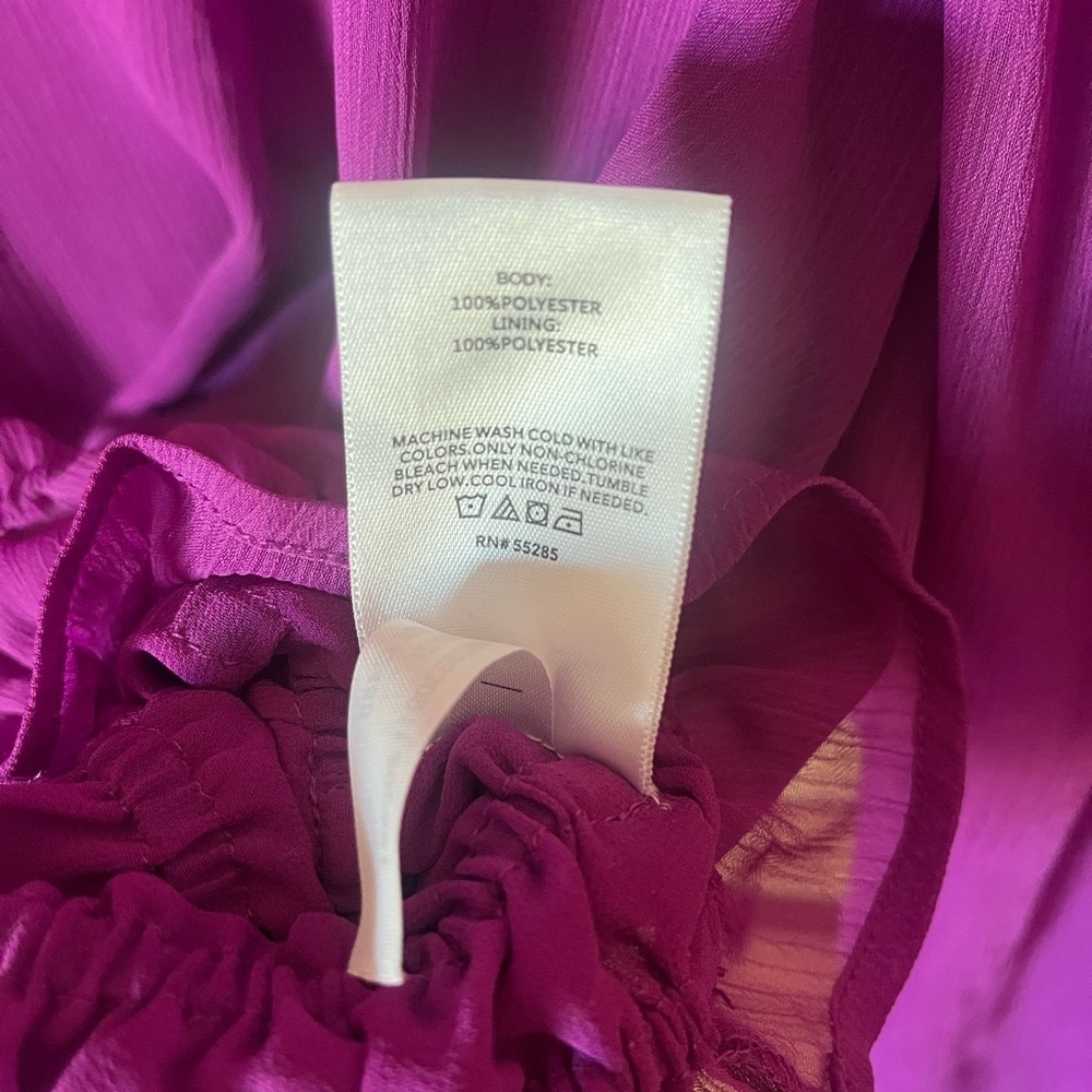 Express Vibrant Purple Blouse - Picture 4 of 7